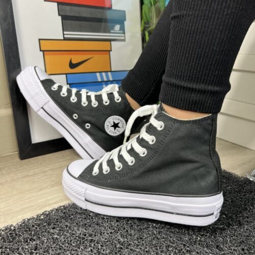 Converse Bota Negro - Plataforma