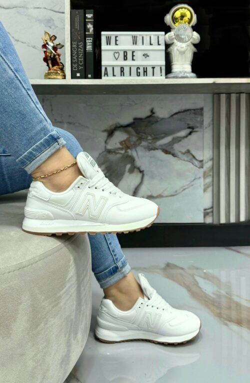 New Balance 574 Blanco
