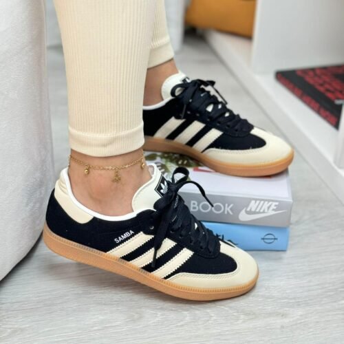 Adidas Samba OG Negro-Beige
