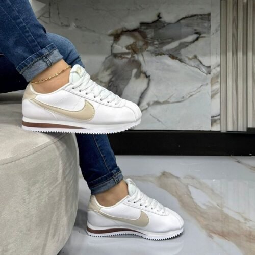 Nike Cortez Blanco-Beige