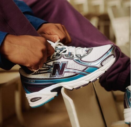 New Balance 740 Azul Metallic